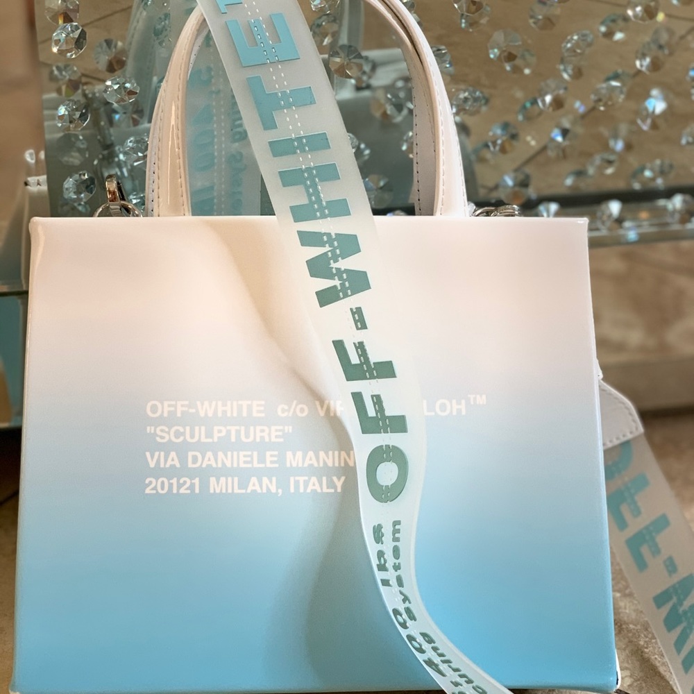 Semi wear Off white handbag dust bag included & OFF tags attached